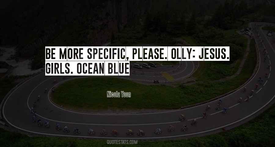 Quotes About Ocean Blue #1266055