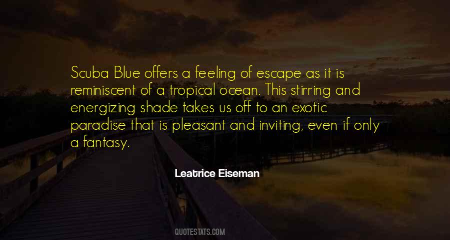 Quotes About Ocean Blue #977782