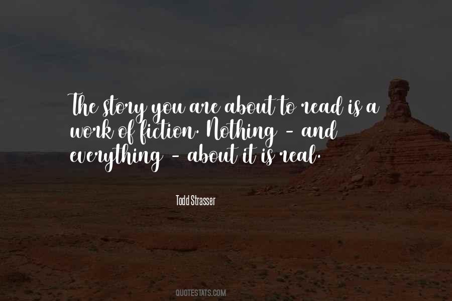 Quotes About Reality And Fiction #1047606