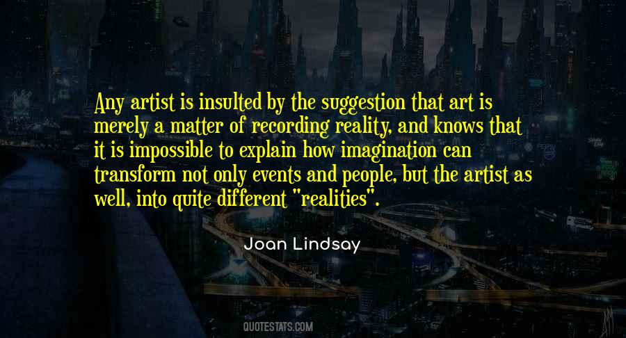 Quotes About Reality And Fiction #141761