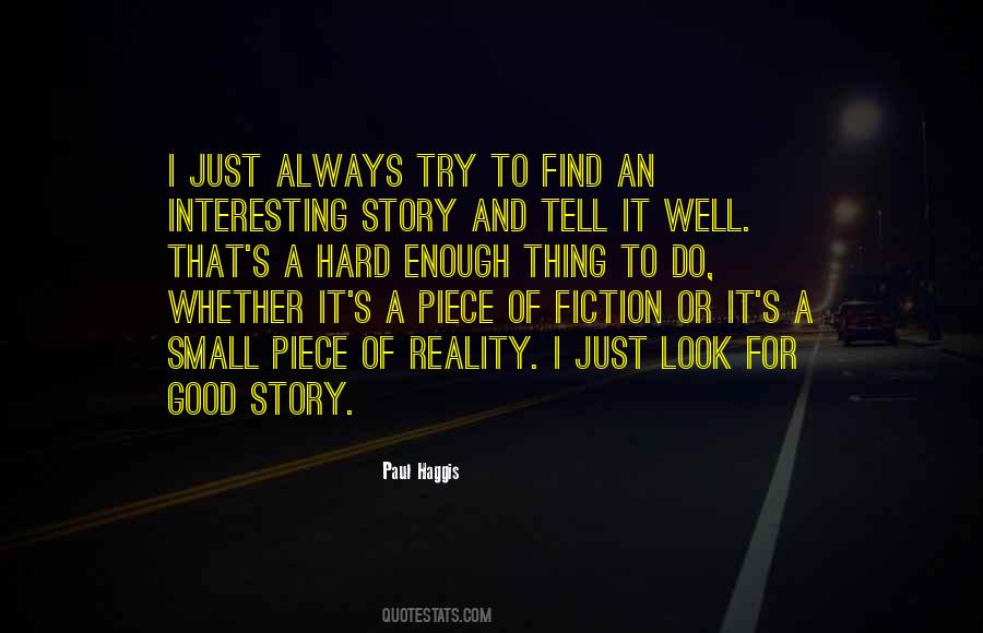 Quotes About Reality And Fiction #628311