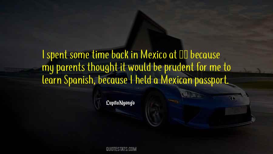 Quotes About Time In Spanish #130065