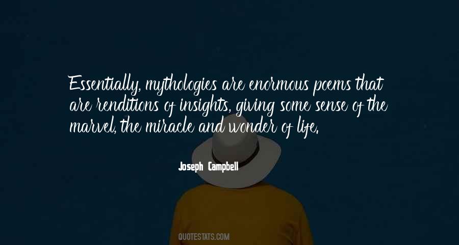 Quotes About Miracle Of Life #112873