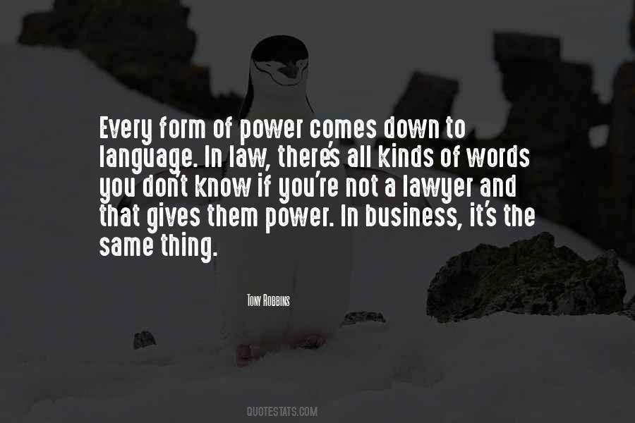 Quotes About Power In Words #508336