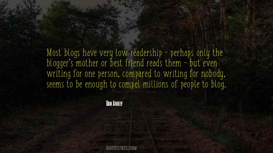 Quotes About Readership #1324413