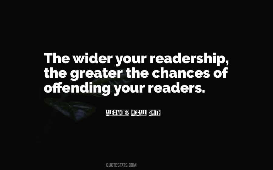 Quotes About Readership #295234