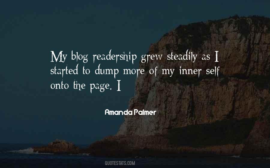 Quotes About Readership #605020