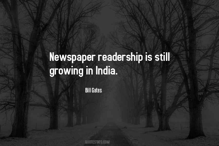 Quotes About Readership #935414