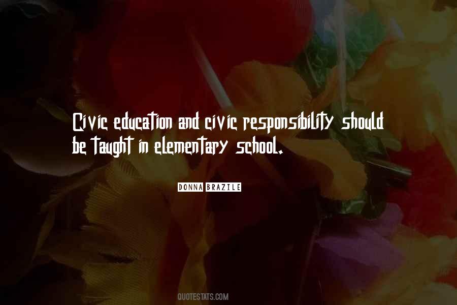 Quotes About Civic Education #115846