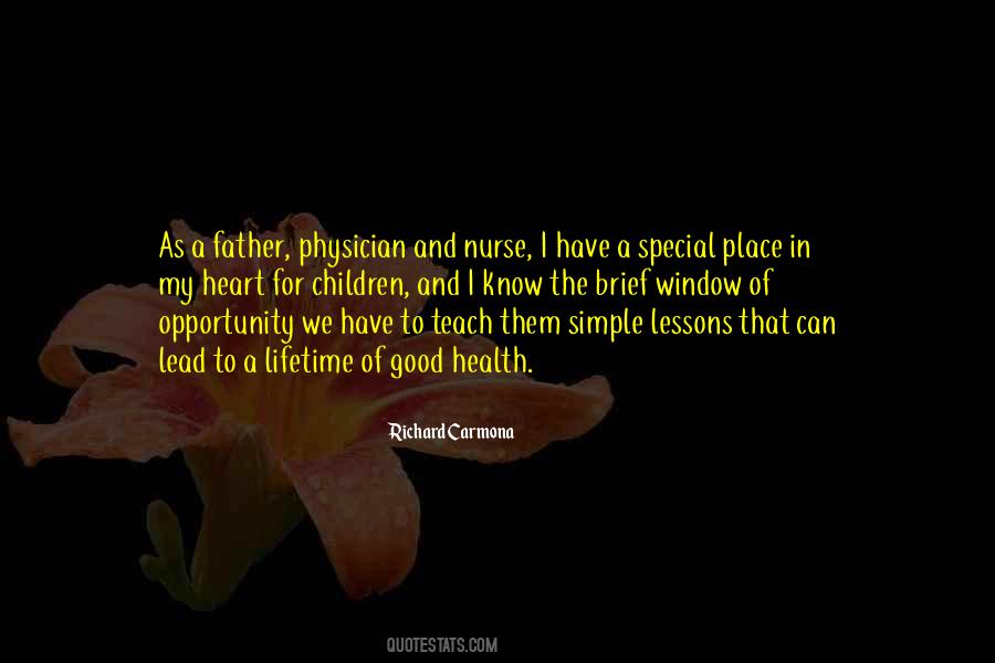 Quotes About Children's Health #227123