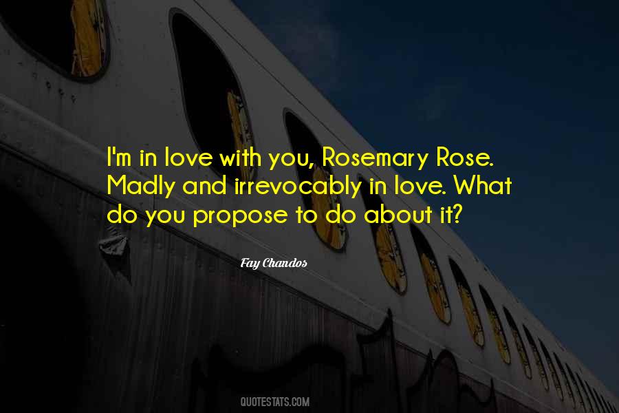 Quotes About Rosemary #319346