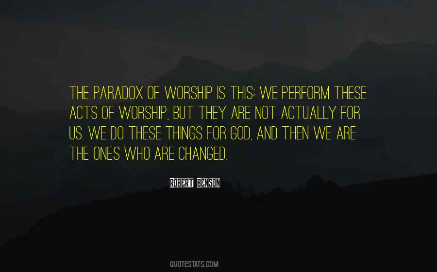 Worship Of God Quotes #168069