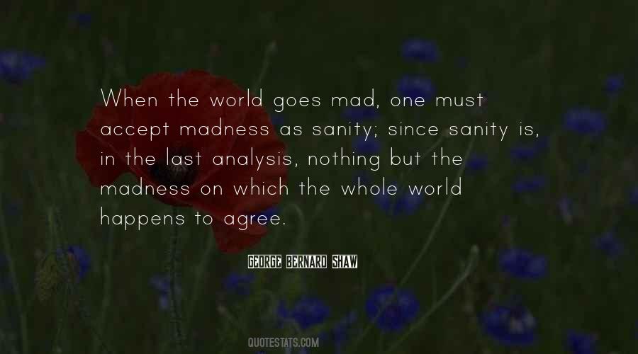 Madness Insanity Quotes #85077