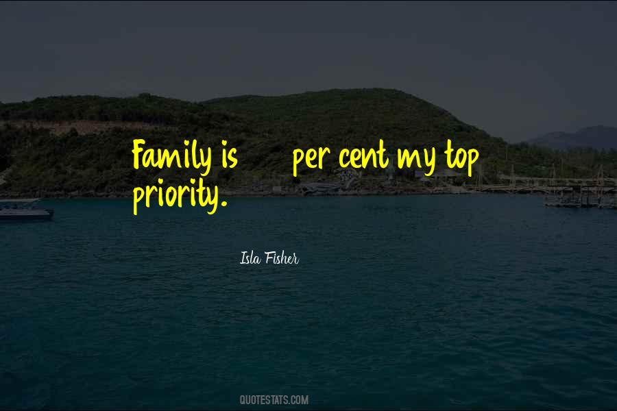 Family Priority Quotes #122289