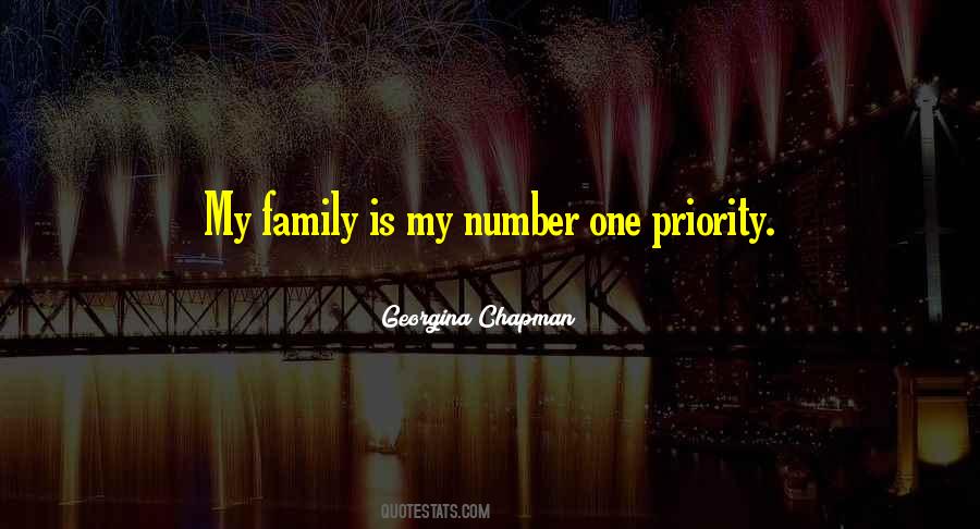 Family Priority Quotes #1549011