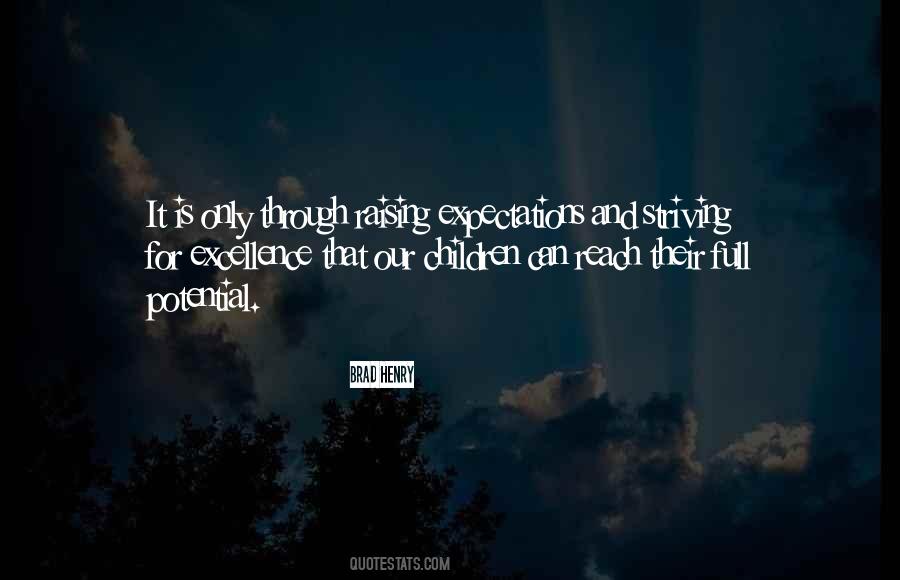 Quotes About Striving For Excellence #58906