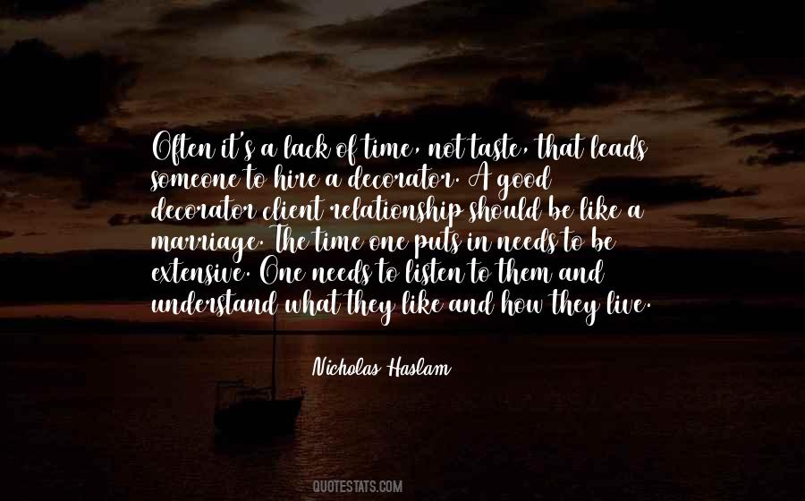 Quotes About Lack Of Time In A Relationship #560760 Quotes About Lack Of Time In A Relationship #560760