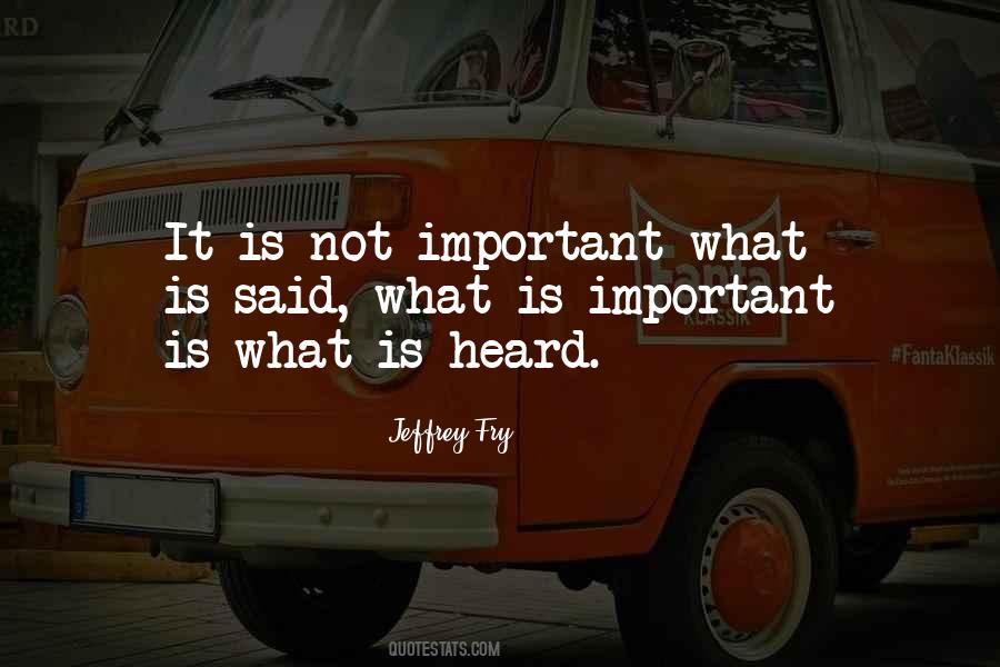 Important What Quotes #1008909