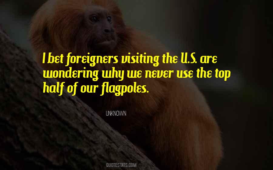 Quotes About Flagpoles #1806347