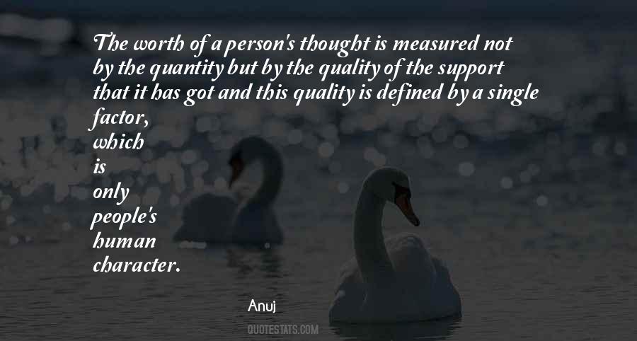 Quotes About A Person's Worth #745870