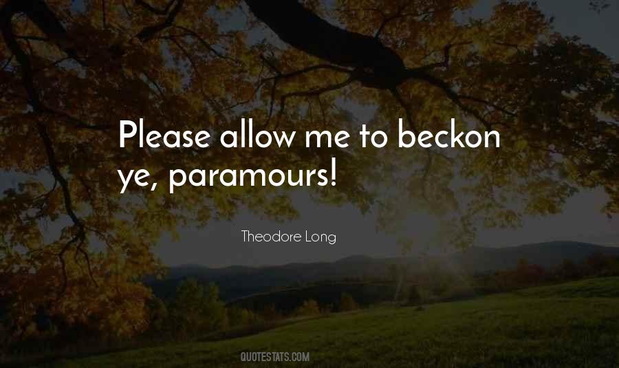 Quotes About Paramours #1738110