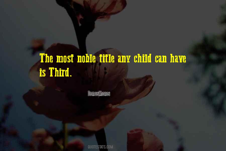 Quotes About The Third Child #1756725