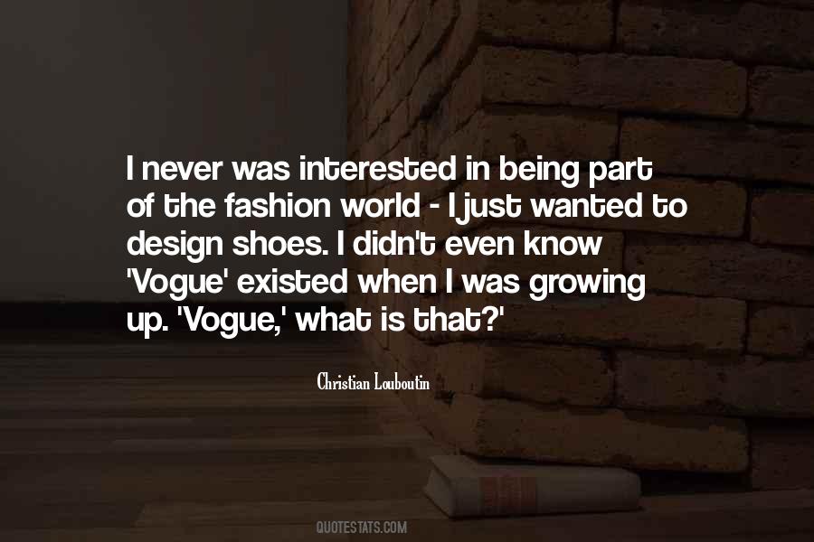 Quotes About Vogue & Fashion #531277