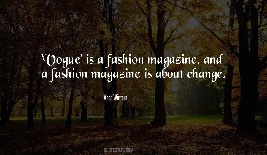 Quotes About Vogue & Fashion #815373