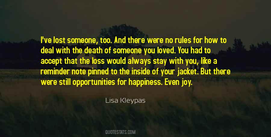 Quotes About Someone You've Lost #1215419