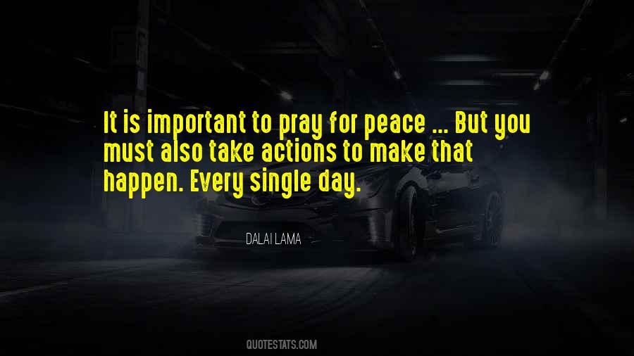 Quotes About Praying For Peace #259647