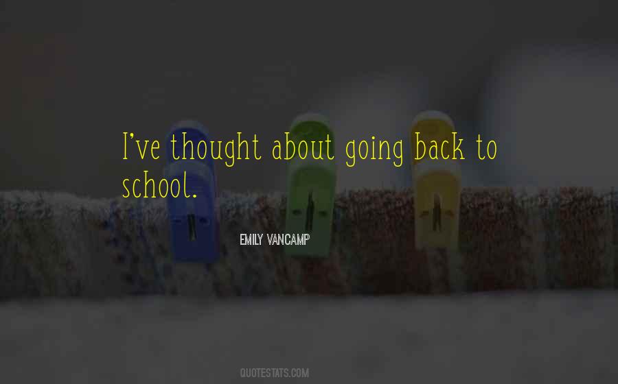 Quotes About Going Back To School #595310