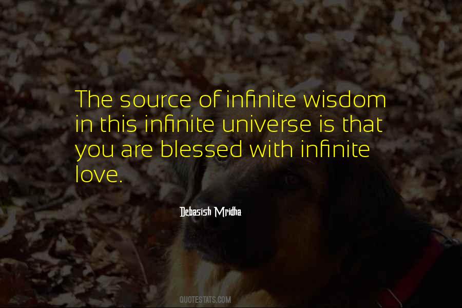 Quotes About Infinite Love #1410726
