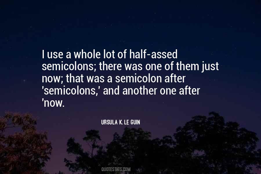 Quotes About Semicolons #832409