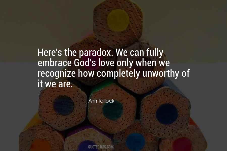 Quotes About Paradox Of Love #800016