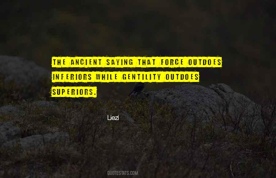 Quotes About Gentility #1334623