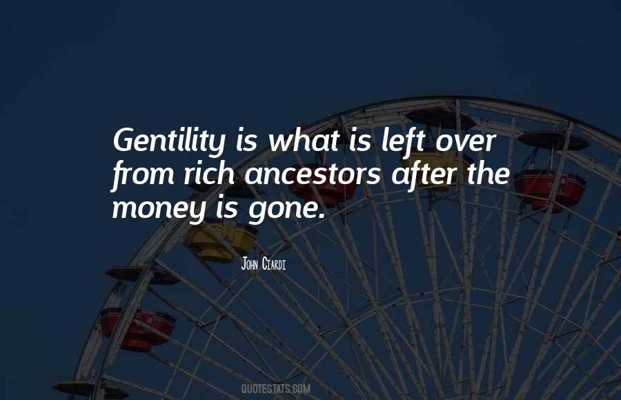 Quotes About Gentility #599484