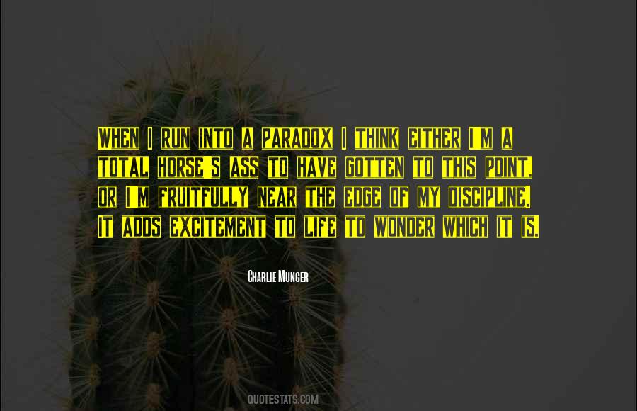 Quotes About Paradox Of Life #803444