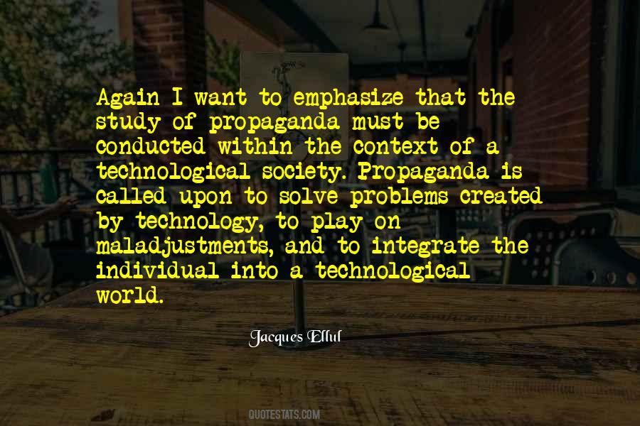 Quotes About Society And Technology #1140630