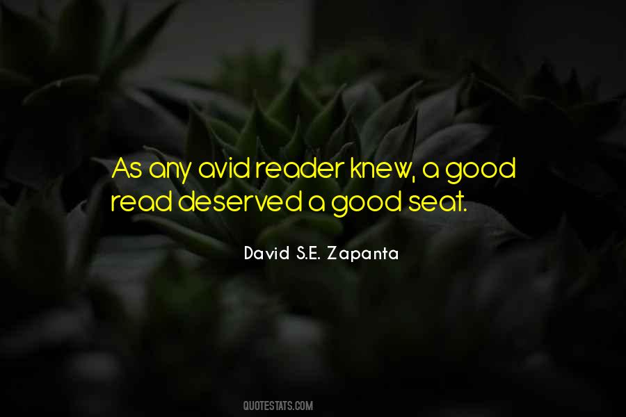 Quotes About Good Reader #396923