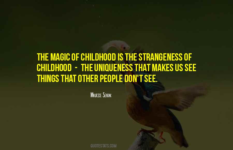 Quotes About Magic Of Childhood #58421