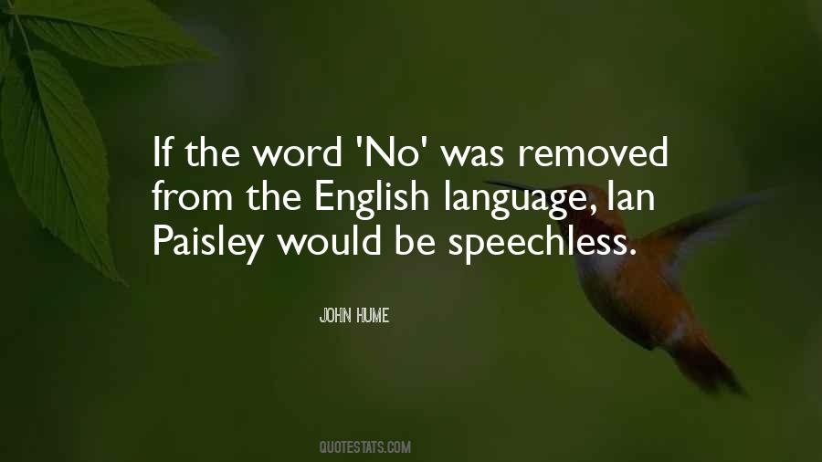 Quotes About The Word No #1176043