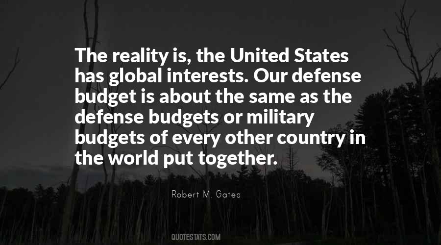 Military Budgets Quotes #1432859