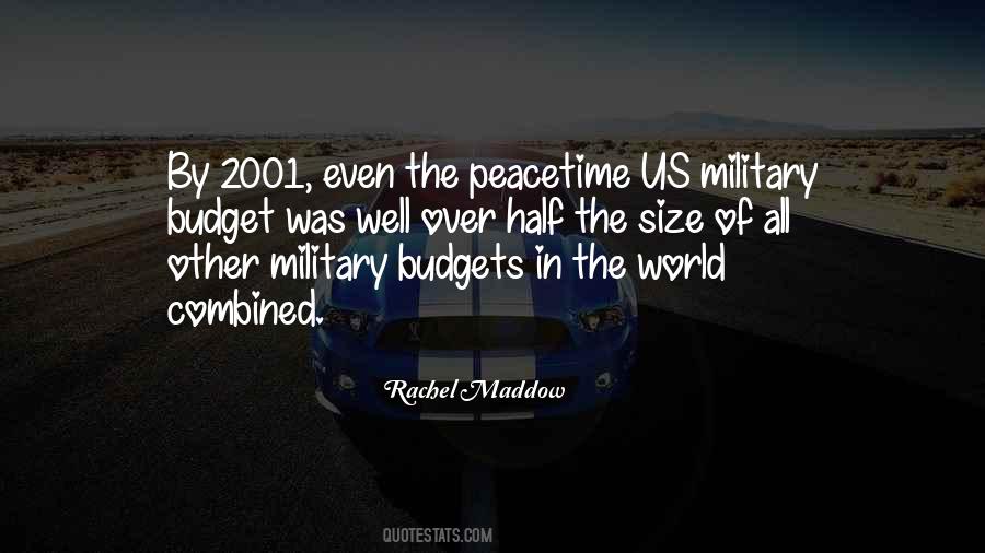 Military Budgets Quotes #1438573