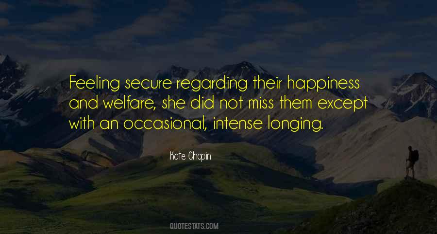 Quotes About Feeling Secure #1740735