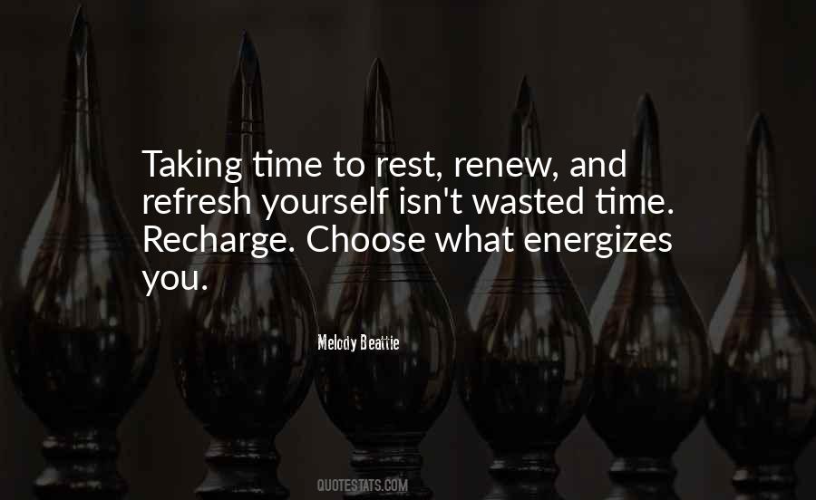 Quotes About Recharge #1790271