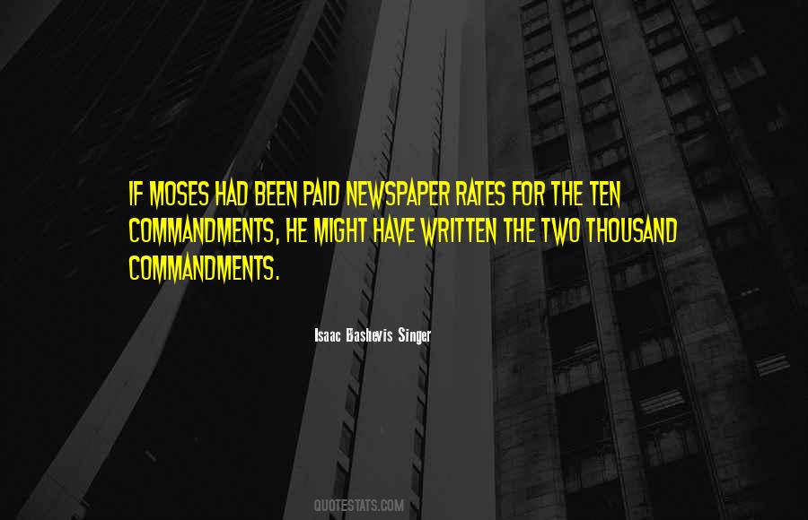 Moses Ten Commandments Quotes #1876041