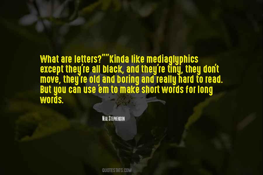 Quotes About Words And Letters #1393084