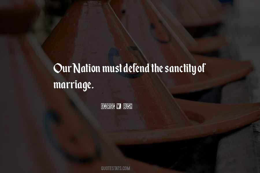 Quotes About The Sanctity Of Marriage #1040948