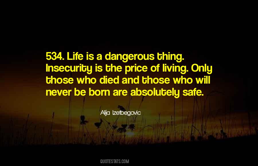 Quotes About Safe #1795452