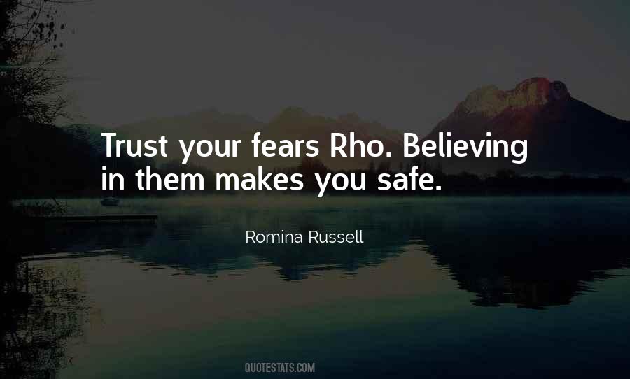 Quotes About Safe #1797239
